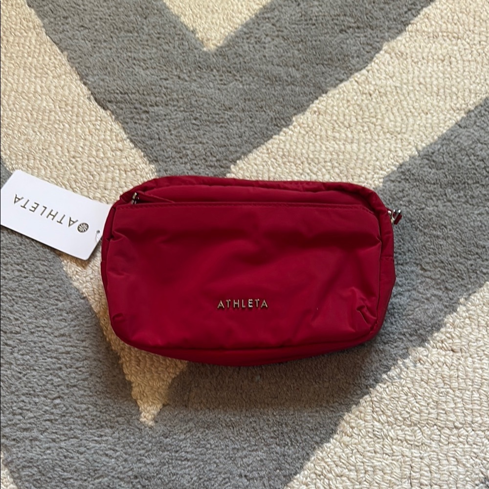 Athleta Red Crossbody Bag